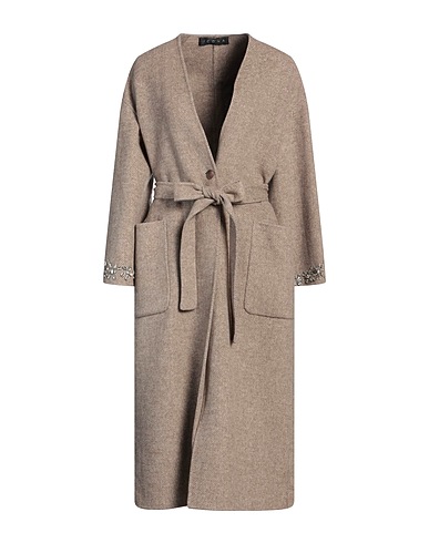 ICONA by KAOS Coat Light brown 70% Wool, 30% Polyester