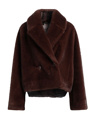 VALENTINI Teddy Coat Testa di moro 100% Poliestere