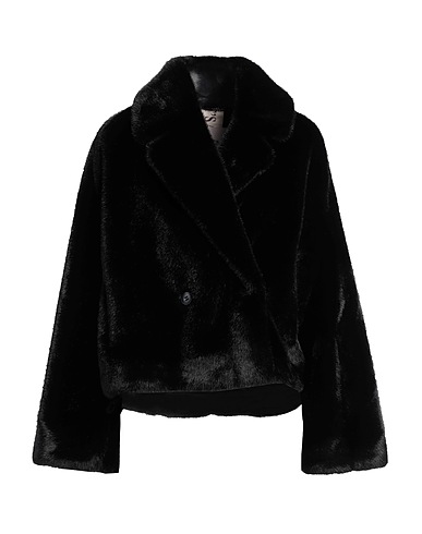 VALENTINI Teddy Coat Nero 100% Poliestere