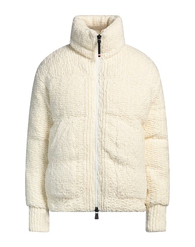 MONCLER GRENOBLE Steppjacke Cremeweiß 58% Schurwolle, 21% Polyamid, 16% Baumwolle, 5% Viskose