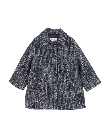 IL GUFO Cappotto Blu notte 35% Cotone, 25% Lana, 18% Fibre sintetiche, 15% Poliestere, 7% Lana di alpaca