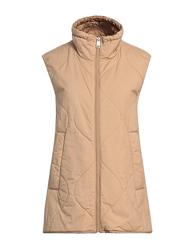 WEEKEND MAX MARA Vest Camel 100% Polyester