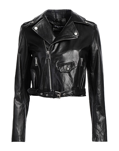 STREET LEATHERS Giacca biker Nero 100% Pelle