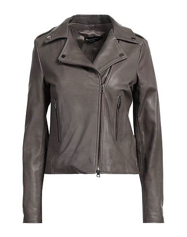 STREET LEATHERS Biker jacket Grey 100% Leather