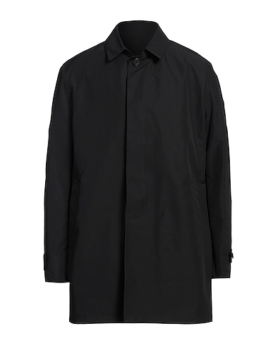 BRIAN DALES Full-length jacket Black 64% Cotton, 36% Polyamide