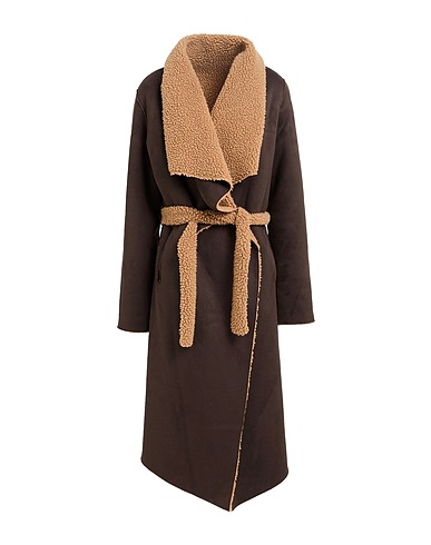 ZOE® Paris Teddy Coat Dark brown 100% Polyester