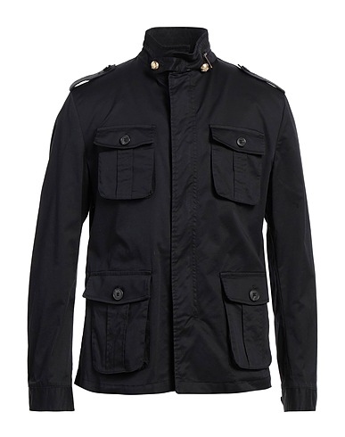 BRIAN DALES Jacket Black 97% Cotton, 3% Elastane
