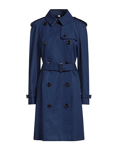 BURBERRY Cabanjacke & Zweireiher Marineblau 100% Baumwolle