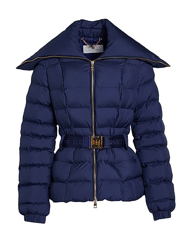 ELISABETTA FRANCHI Shell jacket Navy blue 100% Polyester