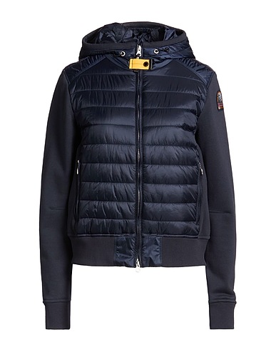 PARAJUMPERS Piumino Blu navy 100% Poliammide, Cotone, Elastan