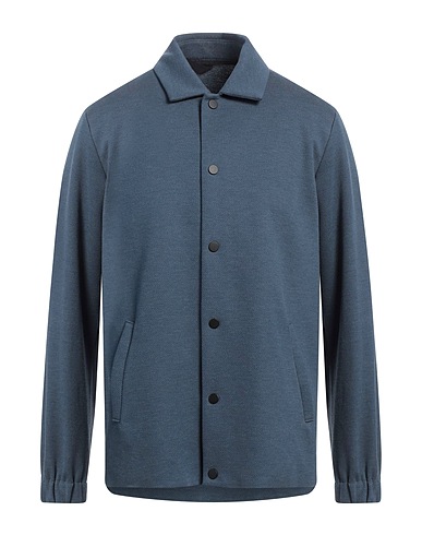 HARRIS WHARF LONDON Jacket Slate blue 100% Cotton