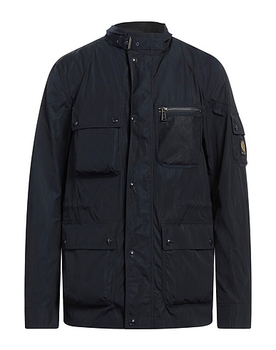 BELSTAFF Jacket Navy blue 71% Polyester, 29% Polyamide