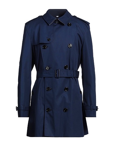 BURBERRY Double breasted pea coat Navy 100% Cotton