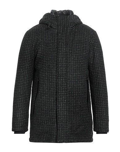 PEOPLE OF SHIBUYA Coat Charcoal 54% Acrylic, 24% Virgin Wool, 22% Polyester