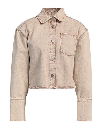 REMAIN BIRGER CHRISTENSEN Denim shirt Beige 100% Organic cotton