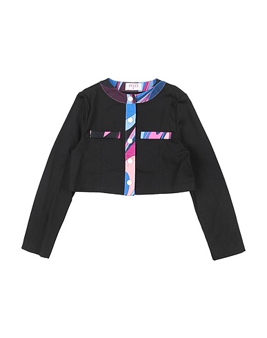 PUCCI Giubbotto Nero 100% Cotone