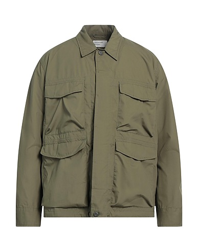 UNIVERSAL WORKS Jacket Military green 65% Recycled polyester, 35% Cotton