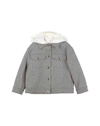 ELISABETTA FRANCHI Giubbotto LA MIA BAMBINA Grigio 70% Lana, 30% Poliammide, Cotone, Poliestere