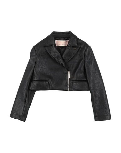 ELISABETTA FRANCHI Jacket LA MIA BAMBINA Black 50% Polyester, 50% Polyurethane