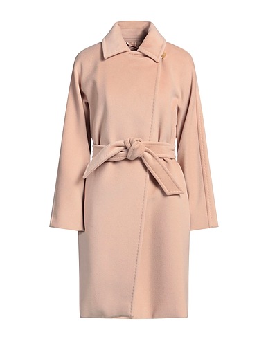 MAX MARA Coat Beige 90% Virgin Wool, 10% Cashmere