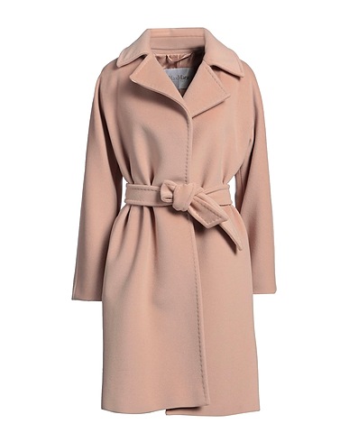 MAX MARA コート ペールピンク バージンウール 90% / カシミヤ 10%