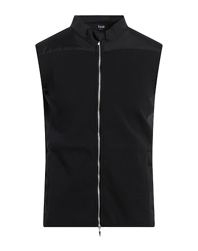 TOMBOLINI Gilet Black 97% Polyamide, 3% Elastane