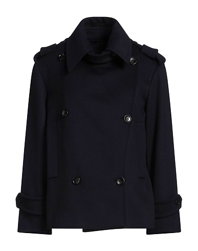 MAX MARA Coat SFILATA Midnight blue 90% Virgin Wool, 10% Cashmere