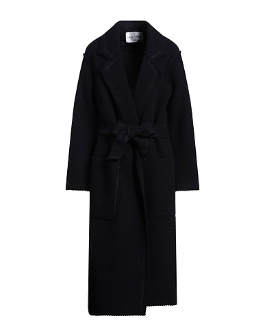 MAX MARA Cappotto SFILATA Blu notte 70% Lana, 30% Cachemire
