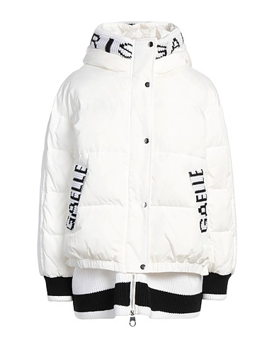 GAëLLE Paris Shell jacket White 100% Polyamide