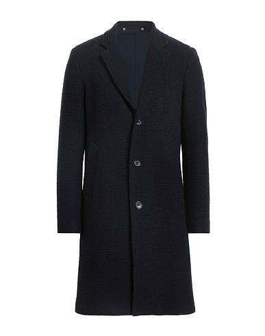 PS PAUL SMITH Coat Midnight blue 60% Recycled wool, 40% Polyamide