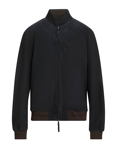 THE JACK LEATHERS Jacket Midnight blue 100% Leather