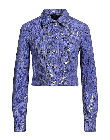 VERSACE JEANS COUTURE Giubbotto Blu china 100% Poliestere, Resina poliuretanica