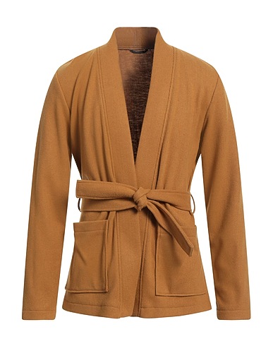 DANIELE ALESSANDRINI Strickjacke Hellbraun 60% Polyester, 20% Acryl, 20% Viskose