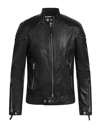 SWORD 6.6.44 Bikerjacke Schwarz Leder