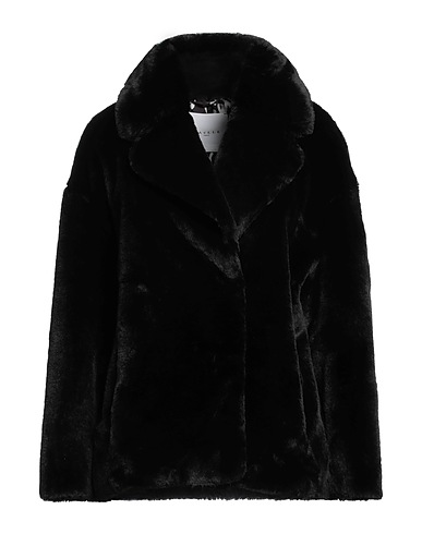 GAëLLE Paris Teddy Coat Nero 100% Poliestere