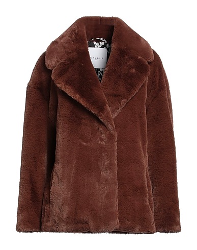 GAëLLE Paris Teddy Coat Marrone 100% Poliestere