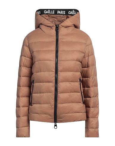 GAëLLE Paris Shell  jacket Camel 100% Polyamide