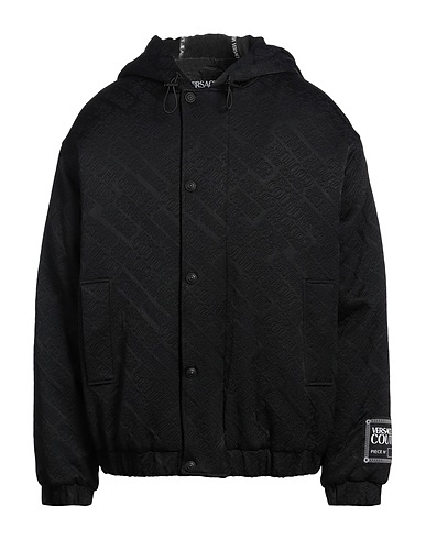 VERSACE JEANS COUTURE Jacket Black 55% Polyamide, 45% Acetate, Polyester