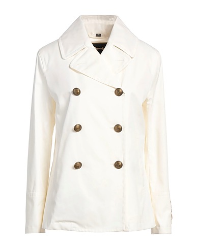 SEALUP Double breasted pea coat Ivory 100% Cotton