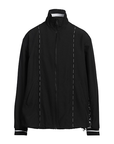 VERSACE JEANS COUTURE Jacket Black 100% Polyester, Cotton, Polyamide, Elastane
