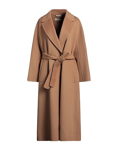 'S MAX MARA Coat Camel 100% Virgin Wool
