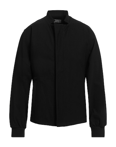 YOHJI YAMAMOTO POUR HOMME Giubbotto Nero 100% Cotone, Poliuretano
