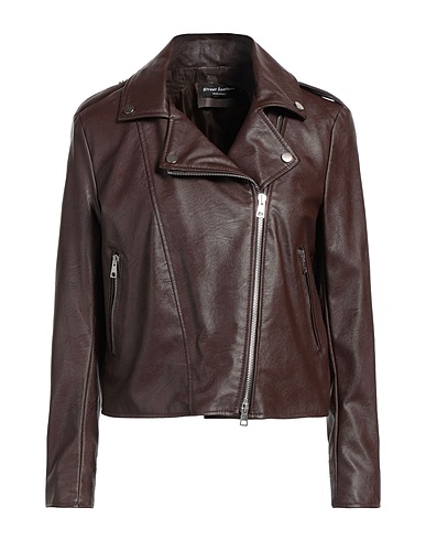 STREET LEATHERS Blouson Chocolat 50% Polyuréthane, 50% Viscose