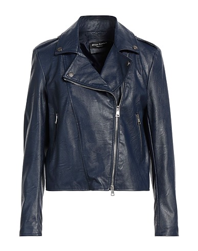 STREET LEATHERS Blouson Bleu marine 50% Polyuréthane, 50% Viscose