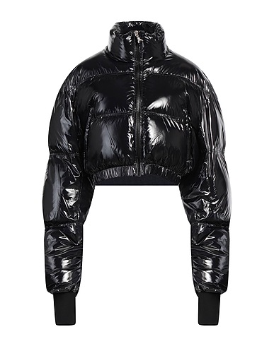 PATRIZIA PEPE Shell jacket Black 100% Polyamide, Viscose, Polyester