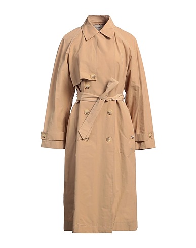 SOUVENIR Double breasted pea coat Sand 54% Polyester, 46% Cotton