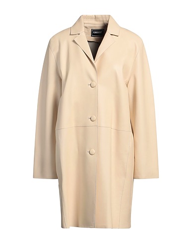 SWORD 6.6.44 Full-length jacket Beige Leather