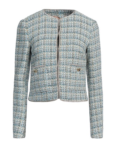 PENNYBLACK Jacke Azurblau 78% Baumwolle, 13% Acryl, 7% Polyester, 1% Metallfaser, 1% Polyamid