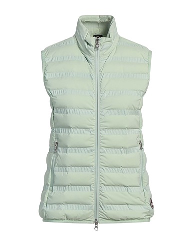 COLMAR Vest Light green 90% Polyester, 10% Elastane