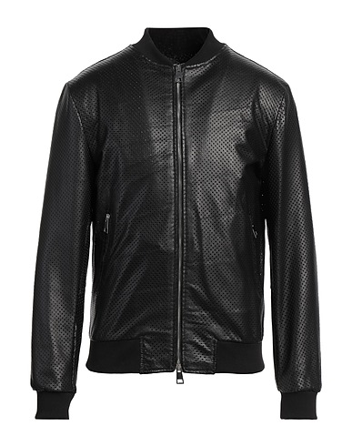 STREET LEATHERS Bomber Black 100% Leather